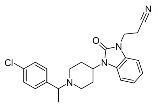 black and white diagram of the molecular structure of cyclorphine